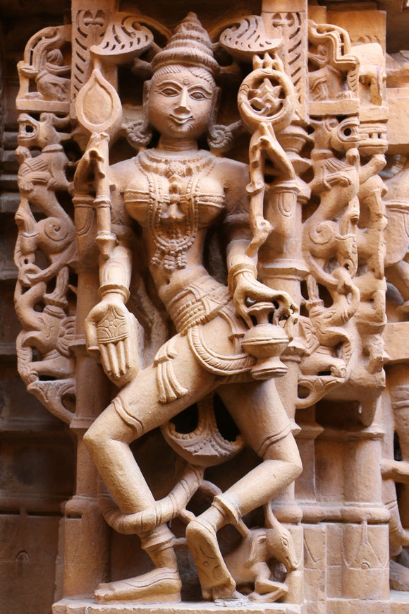 Temple carving